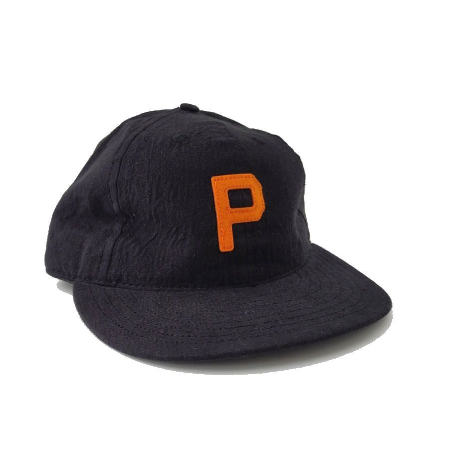 COOPERSTOWN BALL CAP / 1947 PORTLAND BEAVERS / LINEN COTTON / BLACK / FELT / SPECIAL ORDER MODEL / STRUCTURED / MADE IN USA