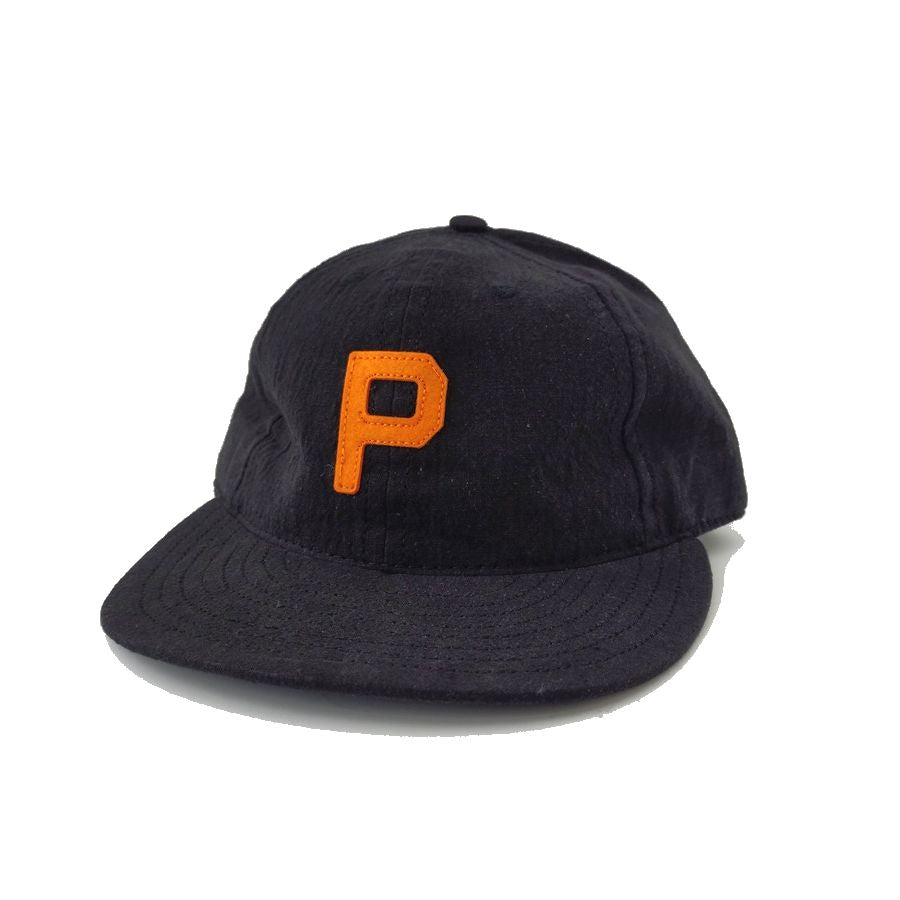 COOPERSTOWN BALL CAP / 1947 PORTLAND BEAVERS / LINEN COTTON / BLACK / FELT / SPECIAL ORDER MODEL / STRUCTURED / MADE IN USA