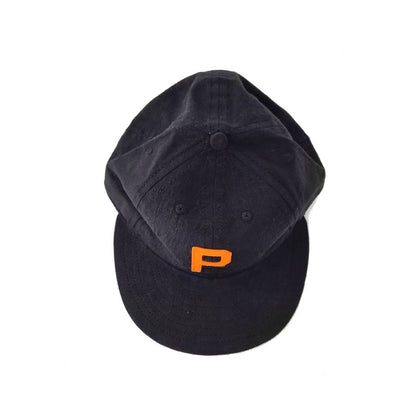 COOPERSTOWN BALL CAP / 1947 PORTLAND BEAVERS / LINEN COTTON / BLACK / FELT / SPECIAL ORDER MODEL / STRUCTURED / MADE IN USA