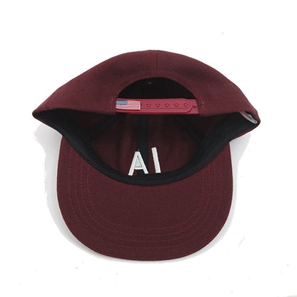 COOPERSTOWN BALL CAP / 1943 LOS ANGELES ANGELS / WOOLSAGE / MAROON / MADE IN USA