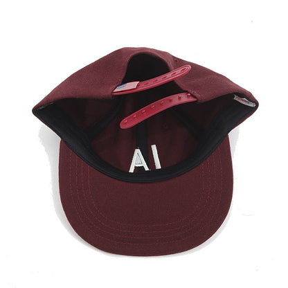 COOPERSTOWN BALL CAP / 1943 LOS ANGELES ANGELS / WOOLSAGE / MAROON / MADE IN USA