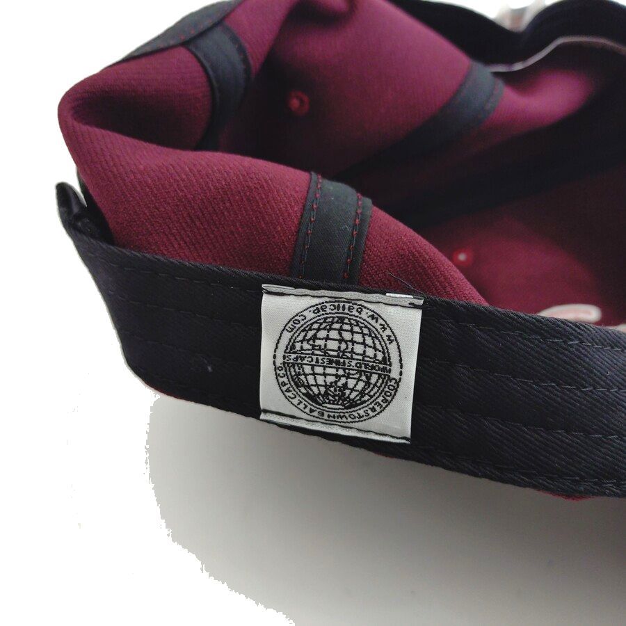 COOPERSTOWN BALL CAP / 1948 ROCK FORD PEACHES  / PATCH / WOOL SAGE / ２COLOR  / SNAP / MADE IN USA