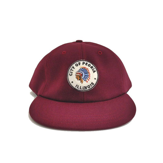 COOPERSTOWN BALL CAP / 1948 ROCK FORD PEACHES  / PATCH / WOOL SAGE / ２COLOR  / SNAP / MADE IN USA