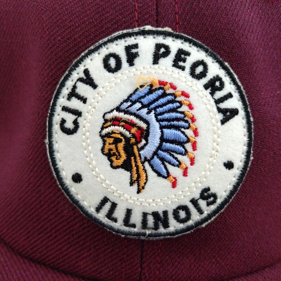 COOPERSTOWN BALL CAP / 1948 ROCK FORD PEACHES  / PATCH / WOOL SAGE / ２COLOR  / SNAP / MADE IN USA