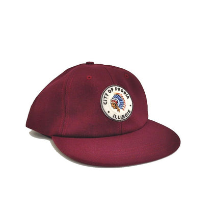 COOPERSTOWN BALL CAP / 1948 ROCK FORD PEACHES  / PATCH / WOOL SAGE / ２COLOR  / SNAP / MADE IN USA