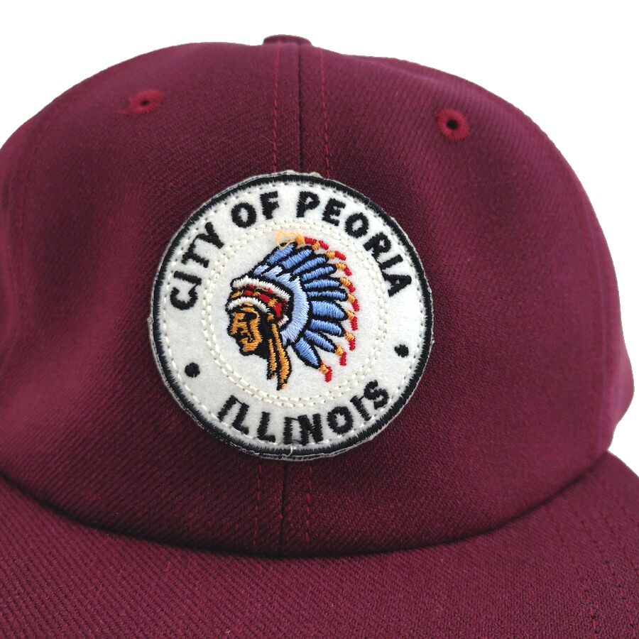 COOPERSTOWN BALL CAP / 1948 ROCK FORD PEACHES  / PATCH / WOOL SAGE / ２COLOR  / SNAP / MADE IN USA