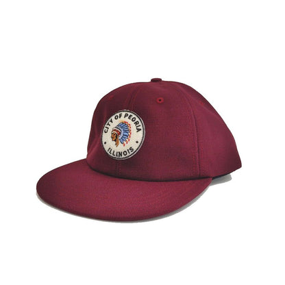COOPERSTOWN BALL CAP / 1948 ROCK FORD PEACHES  / PATCH / WOOL SAGE / ２COLOR  / SNAP / MADE IN USA