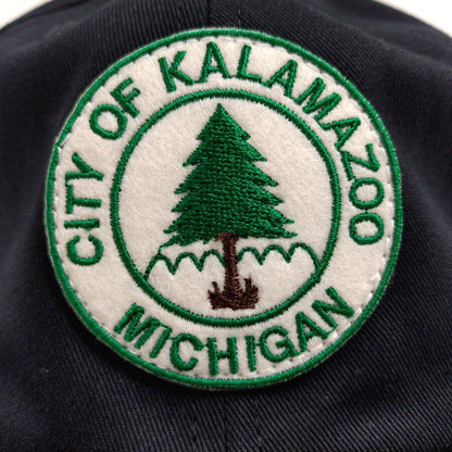 COOPERSTOWN BALL CAP / 1949 KALAMAZOO LASSIES / PATCH / 2COLOR / D-RING / MADE IN USA