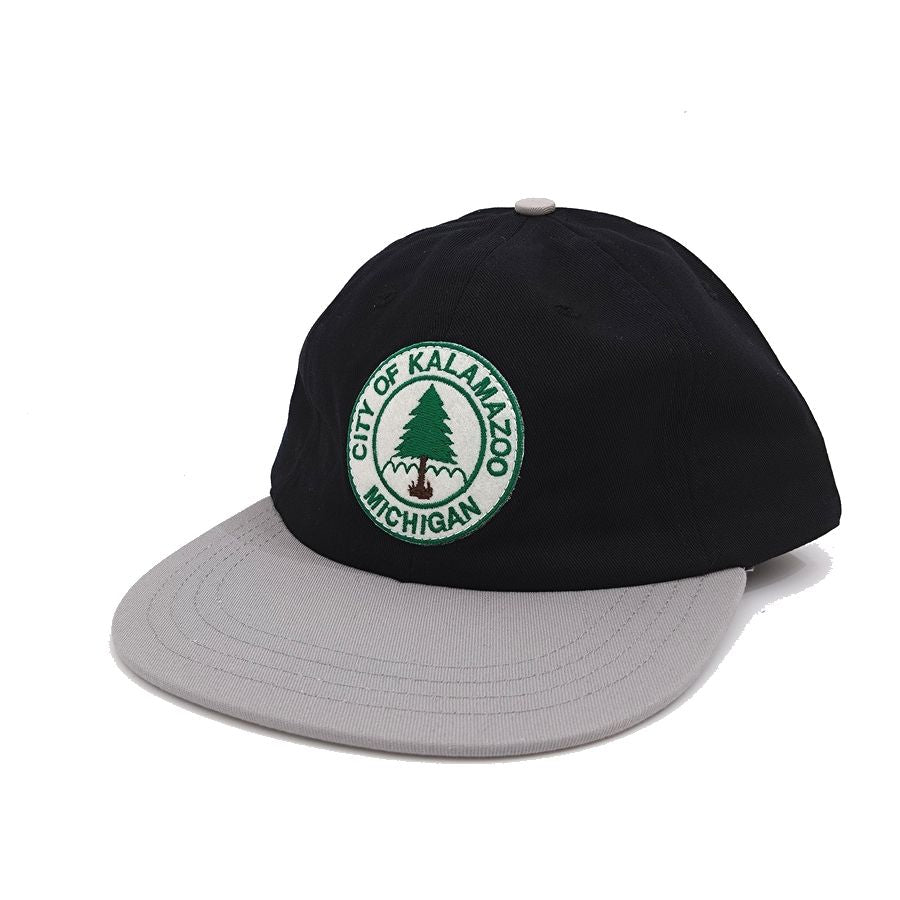 COOPERSTOWN BALL CAP / 1949 KALAMAZOO LASSIES / BLACk×LT,GRAY