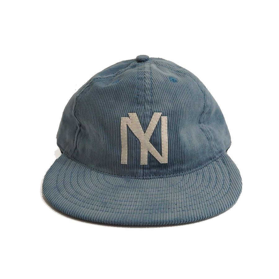 COOPERSTOWN BALL CAP / CORDUROY CAP / 1935 NEWYORK BLACK YANKEES / RAIN / SOFT VISOR / FELT / SPECIAL ORDER MODEL / MADE IN USA