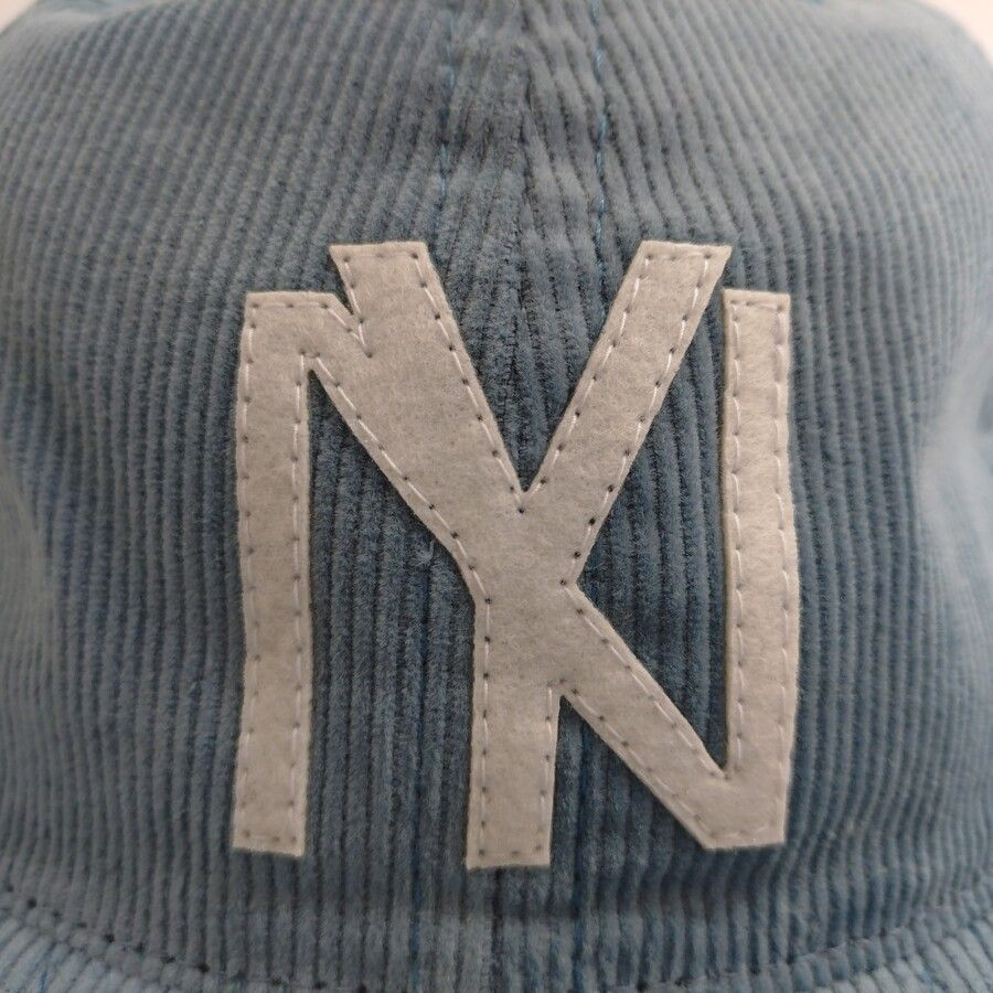 COOPERSTOWN BALL CAP / CORDUROY CAP / 1935 NEWYORK BLACK YANKEES / RAIN / SOFT VISOR / FELT / SPECIAL ORDER MODEL / MADE IN USA