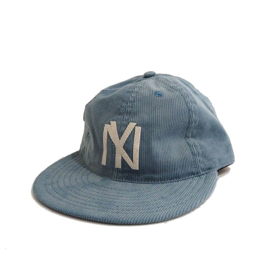 COOPERSTOWN BALL CAP / CORDUROY CAP / 1935 NEWYORK BLACK YANKEES / RAIN / SOFT VISOR / FELT / SPECIAL ORDER MODEL / MADE IN USA