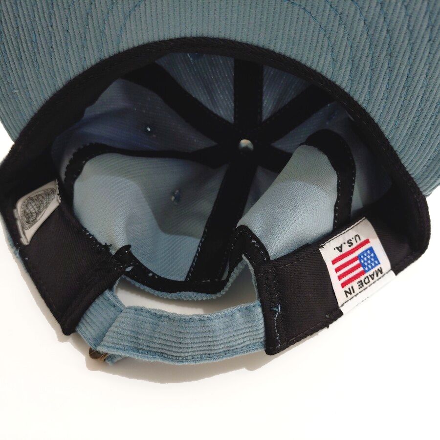 COOPERSTOWN BALL CAP / CORDUROY CAP / 1935 NEWYORK BLACK YANKEES / RAIN / SOFT VISOR / FELT / SPECIAL ORDER MODEL / MADE IN USA