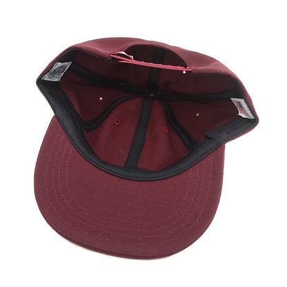 COOPERSTOWN BALL CAP / 1942 Kansas City Monarchs / WOOL SAGE / MAROON  / FELT / SNAP / MADE IN USA