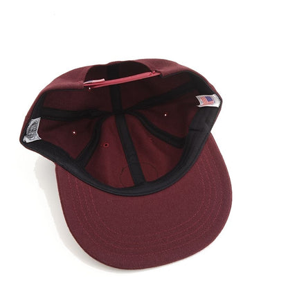 COOPERSTOWN BALL CAP / 1936 SING SING INMATES  / WOOL SAGE / MAROON  / PATCH(RED×WHITE）SNAP / MADE IN USA
