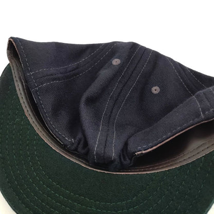 COOPERSTOWN BALL CAP / 1939 NEWARK EAGLES / WOOL FLANNEL / NAVY / 2SIZE / SOFT VISOR / ELASTIC / MADE IN USA