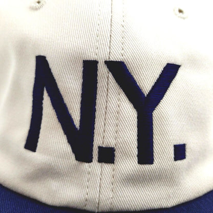 COOPERSTOWN BALL CAP / N.Y.(NEWYORK) / STONE×NAVY / SPECIAL ORDER COLOR / MADE IN USA