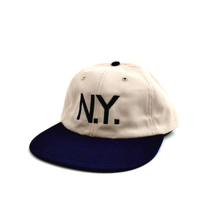 COOPERSTOWN BALL CAP / N.Y.(NEWYORK) / STONE×NAVY / SPECIAL ORDER COLOR / MADE IN USA