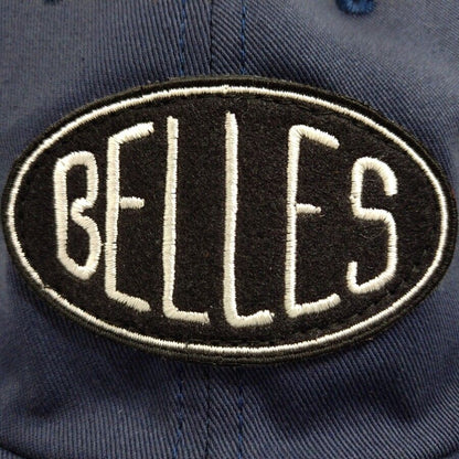 COOPERSTOWN BALL CAP / 1953 MUSKEGON BELLES  / PATCH / 2COLOR / D-RING / MADE IN USA