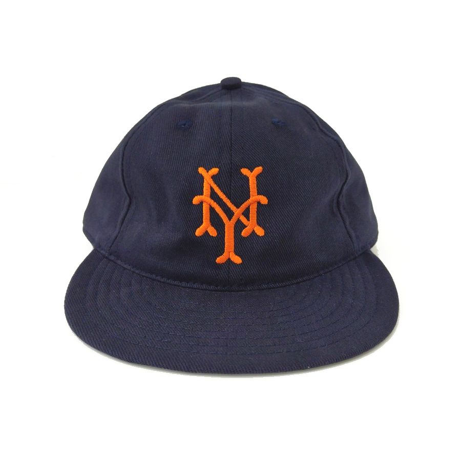 COOPERSTOWN BALL CAP / 1947 NEWYORK CUBANS / BRUSHED COTTON TWILL / SOFT VISOR / D-RING / NAVY / MADE IN USA