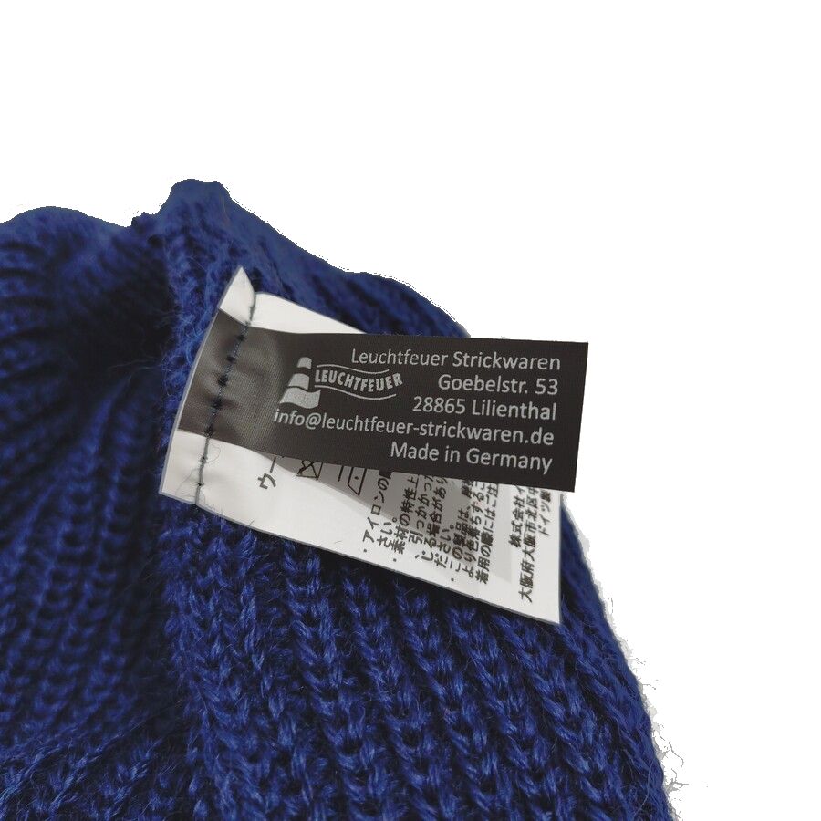 modAS / KNIT CAP / BORKUM / NAVY / VIRGIN WOOL / MADE IN GERMANY