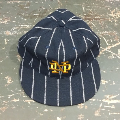 EBBETS FIELD FLANNELS / TEA - 1943 Notre Dame Univercity / PINSTRIPE： Navy×Cream / Wool Flannels / MADE IN USA