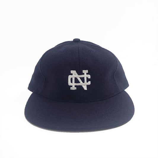 COOPERSTOWN BALL CAP / 1960 NORTH CAROLINA UNIVERSITY  / EXCLUSIVE / NAVY / WOOL FLANNEL / LEATHER STRAP / MADE IN USA