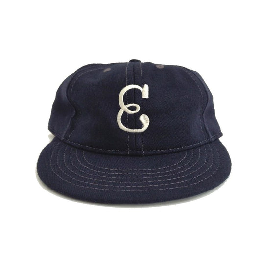 COOPERSTOWN BALL CAP / 1939 NEWARK EAGLES / WOOL FLANNEL / NAVY / 2SIZE / SOFT VISOR / ELASTIC / MADE IN USA