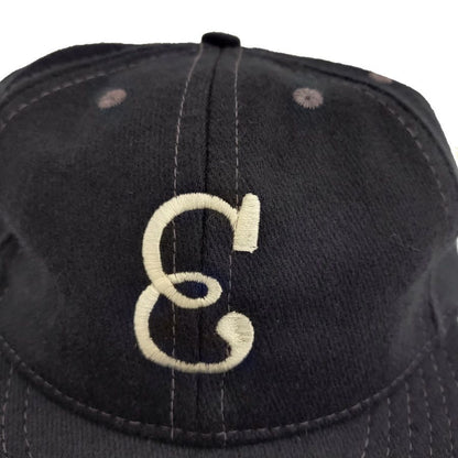 COOPERSTOWN BALL CAP / 1939 NEWARK EAGLES / WOOL FLANNEL / NAVY / 2SIZE / SOFT VISOR / ELASTIC / MADE IN USA