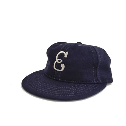 COOPERSTOWN BALL CAP / 1939 NEWARK EAGLES / WOOL FLANNEL / NAVY / 2SIZE / SOFT VISOR / ELASTIC / MADE IN USA