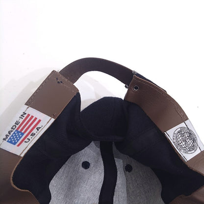 COOPERSTOWN BALL CAP / 1935 PANAMA FLASH / NAVY / WOOL FLANNEL / LEATHER STRAP / MADE IN USA