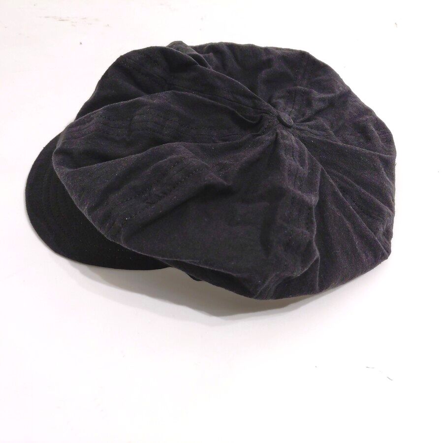 COOPERSTOWN BALL CAP / BOSTON CLUB CAP / BLACK/ LINEN / FITTED / 3SIZE / MADE IN USA