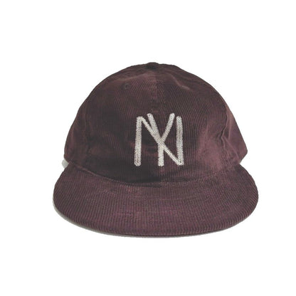 COOPERSTOWN BALL CAP / CORDUROY CAP / 1935 NEWYORK BLACK YANKEES / SPECIAL ORDER MODEL / CHAN-STITCH / BROWN / SOFT VISOR / MADE IN USA