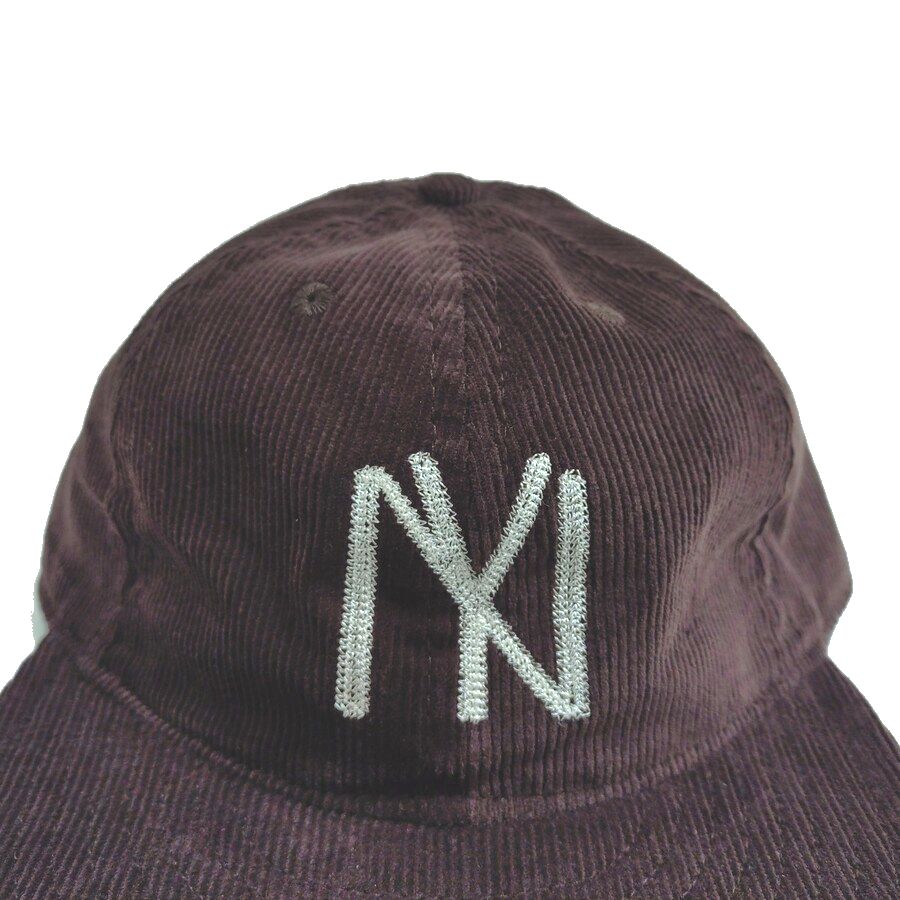 COOPERSTOWN BALL CAP / CORDUROY CAP / 1935 NEWYORK BLACK YANKEES / SPECIAL ORDER MODEL / CHAN-STITCH / BROWN / SOFT VISOR / MADE IN USA