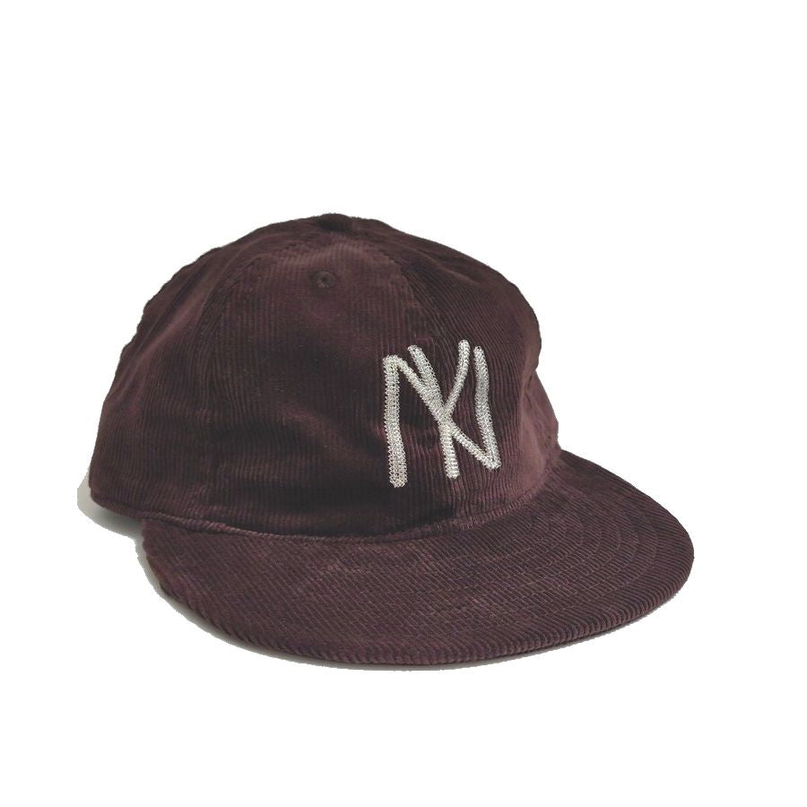 COOPERSTOWN BALL CAP / CORDUROY CAP / 1935 NEWYORK BLACK YANKEES / SPECIAL ORDER MODEL / CHAN-STITCH / BROWN / SOFT VISOR / MADE IN USA