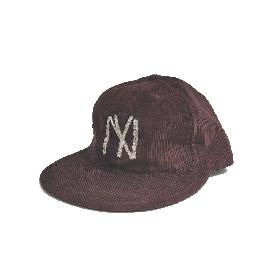 COOPERSTOWN BALL CAP / CORDUROY CAP / 1935 NEWYORK BLACK YANKEES / SPECIAL ORDER MODEL / CHAN-STITCH / BROWN / SOFT VISOR / MADE IN USA