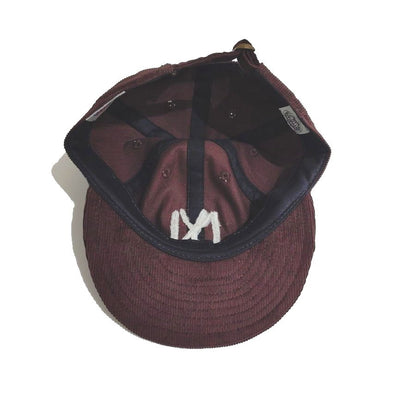 COOPERSTOWN BALL CAP / CORDUROY CAP / 1935 NEWYORK BLACK YANKEES / SPECIAL ORDER MODEL / CHAN-STITCH / BROWN / SOFT VISOR / MADE IN USA