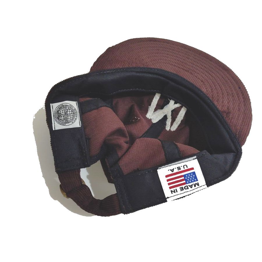 COOPERSTOWN BALL CAP / CORDUROY CAP / 1935 NEWYORK BLACK YANKEES / SPECIAL ORDER MODEL / CHAN-STITCH / BROWN / SOFT VISOR / MADE IN USA