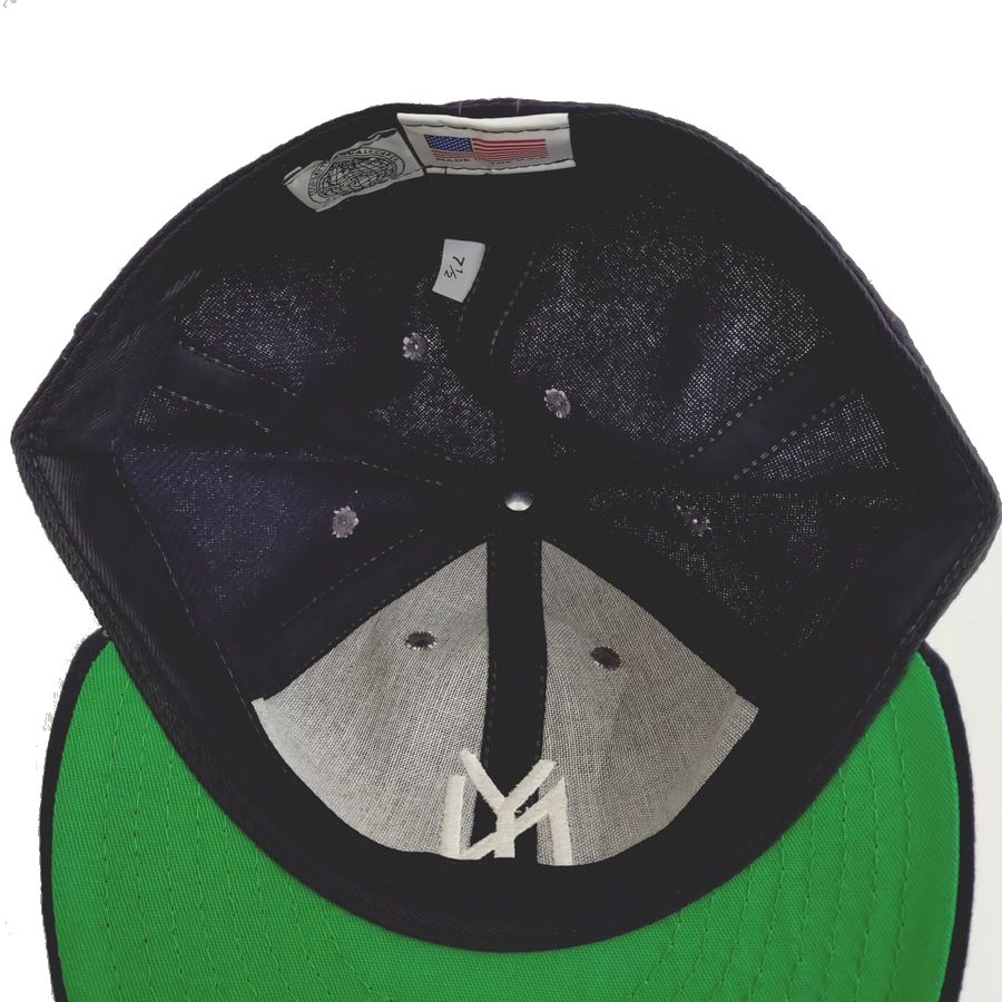 COOPERSTOWN BALL CAP / 1951 NEWYORK BLACK YANKEES  / NAVY / WOOL FLANNEL / FITTED / 5 SIZE / MADE IN USA