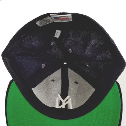 COOPERSTOWN BALL CAP / 1951 NEWYORK BLACK YANKEES  / NAVY / WOOL FLANNEL / FITTED / 5 SIZE / MADE IN USA