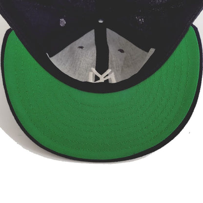 COOPERSTOWN BALL CAP / 1951 NEWYORK BLACK YANKEES  / NAVY / WOOL FLANNEL / FITTED / 5 SIZE / MADE IN USA