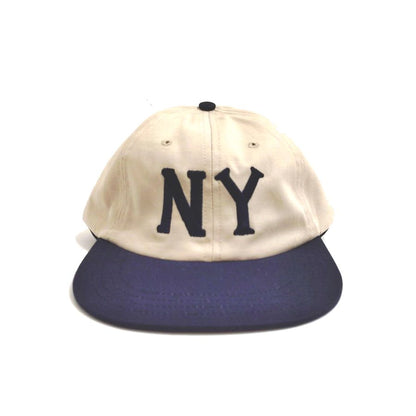 COOPERSTOWN BALL CAP / 1936 NEWYORK BLACK YANKEES / STONE×NAVY / 50mm LOGO / SPECIAL ORDER COLOR / MADE IN USA