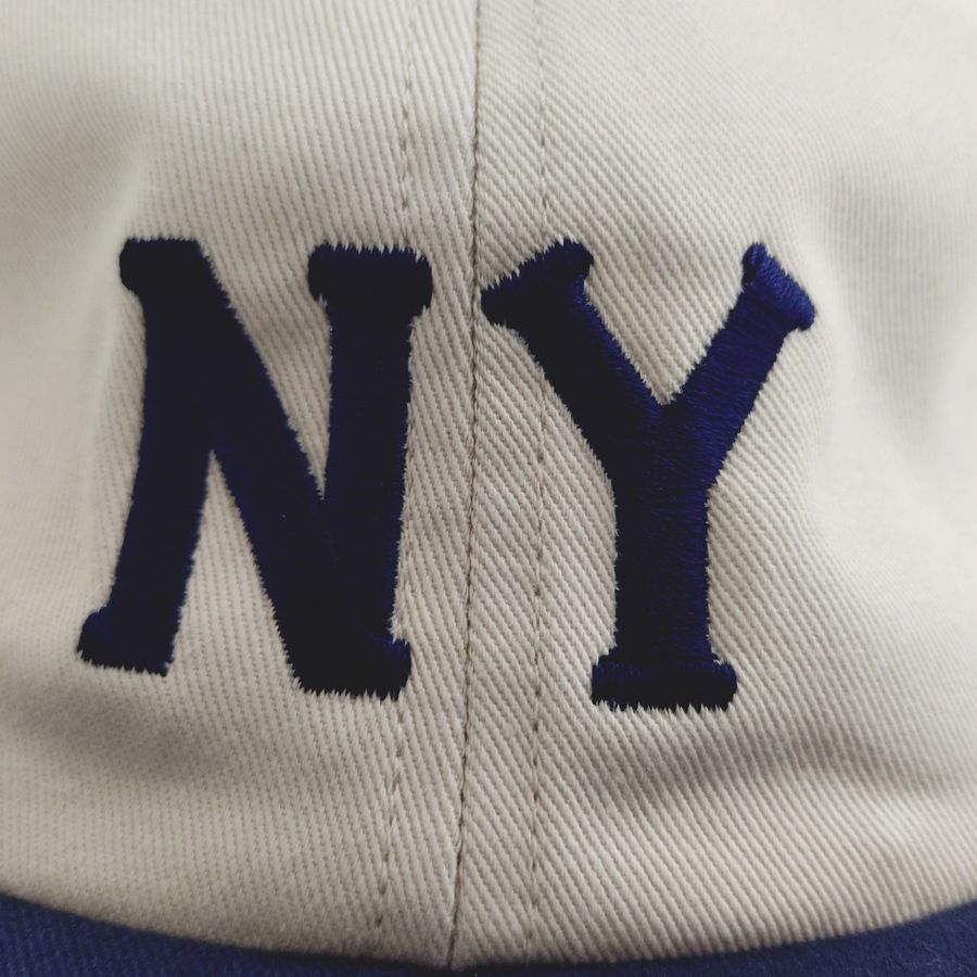 COOPERSTOWN BALL CAP / 1936 NEWYORK BLACK YANKEES / STONE×NAVY / SPECIAL ORDER COLOR / MADE IN USA