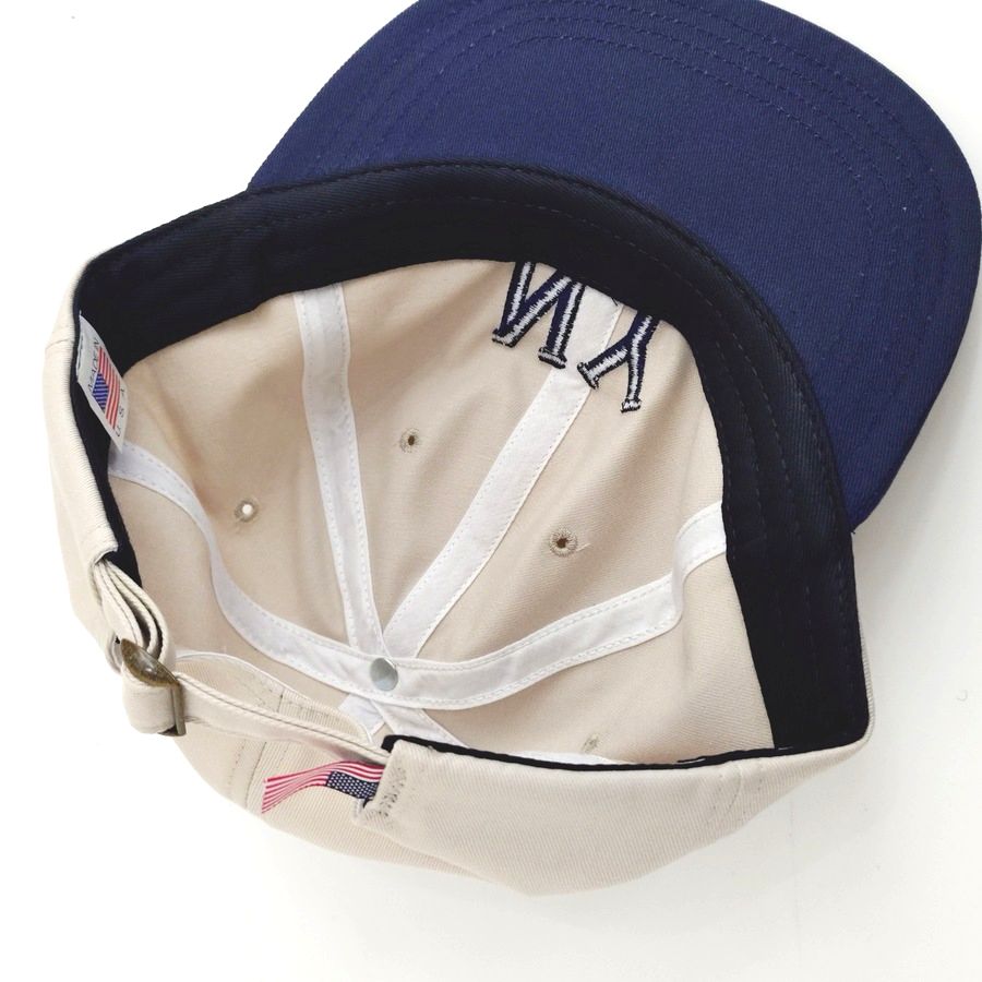 COOPERSTOWN BALL CAP / 1936 NEWYORK BLACK YANKEES / STONE×NAVY / SPECIAL ORDER COLOR / MADE IN USA