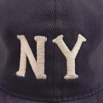 COOPERSTOWN BALL CAP / 1936 NEWYORK BLACK YANKEES / BRUSHED COTTON TWILL / SOFT VISOR / D-RING / NAVY / MADE IN USA
