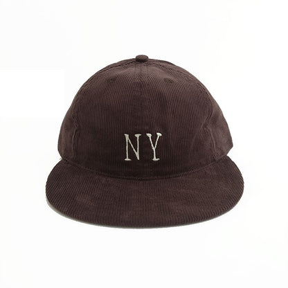 COOPERSTOWN BALL CAP / CORDUROY CAP / 1936 NEWYORK BLACK YANKEES(SMALL LOGO) BROWN / SOFT VISOR / SPECIAL ORDER MODEL / MADE IN USA