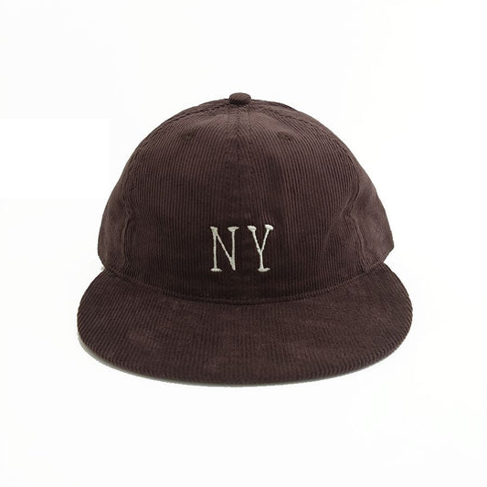 COOPERSTOWN BALL CAP / CORDUROY CAP / 1936 NEWYORK BLACK YANKEES(SMALL LOGO) BROWN / SOFT VISOR / SPECIAL ORDER MODEL / MADE IN USA