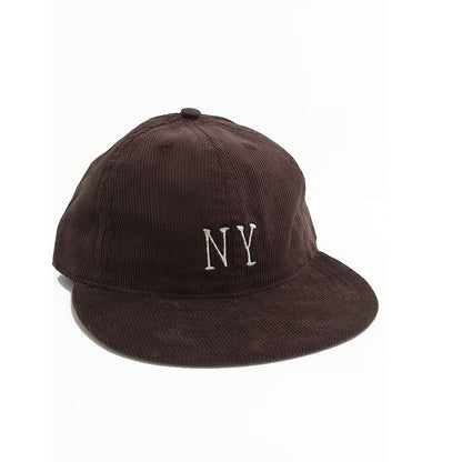 COOPERSTOWN BALL CAP / CORDUROY CAP / 1936 NEWYORK BLACK YANKEES(SMALL LOGO) BROWN / SOFT VISOR / SPECIAL ORDER MODEL / MADE IN USA