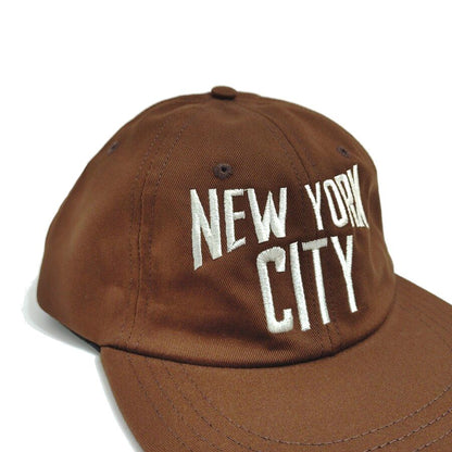 COOPERSTOWN BALL CAP / MOTIF-NEWYORK CITY / BROWN / SPECIAL ORDER COLOR / MADE IN USA