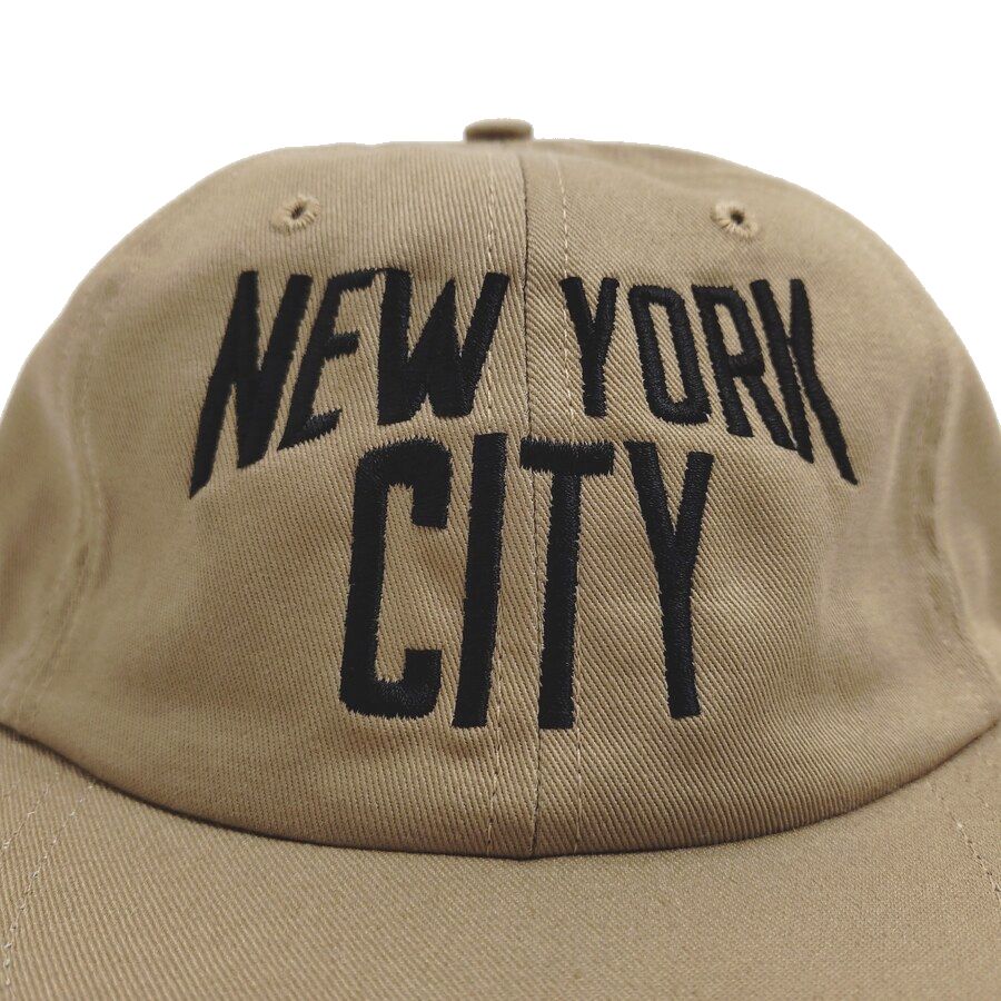 COOPERSTOWN BALL CAP / NEWYORK CITY /  KHAKI / SPECIAL ORDER COLOR / MADE IN USA